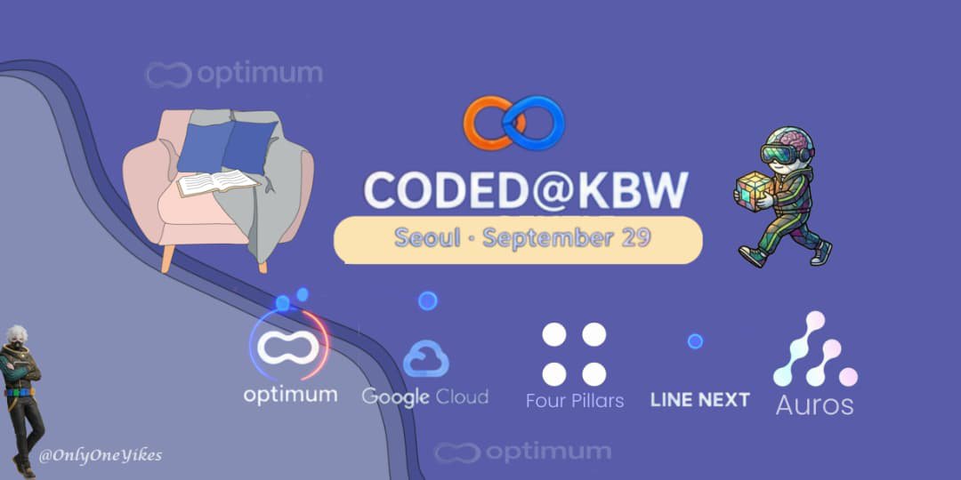 OnlyOneYikes's tweet photo. Blockchain adoption is moving beyond experimentation, the next challenge is building infrastructure that can support the real world.

That’s the conversation @get_optimum is bringing to CODED@KBW, taking place today in Seoul during Korea Blockchain Week. https://t.co/zkPL3nsbuB