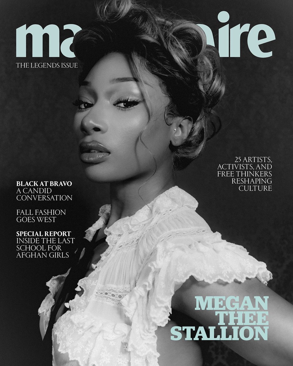 theestallion's tweet photo. Marie Claire 
The Legends Issue https://t.co/g3jBtw0a9Y
