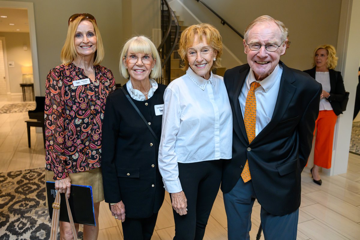 OMRF's tweet photo. We're back on the road for our new Spotlight Conversation series: Artificial Intelligence and Medical Research. 🧬 Thank you to our hosts in Stillwater, Anne and Michael Greenwood, and OSU President Jim Hess &amp; First Cowgirl Angela Hess for making it a great event! https://t.co/sCIfAlJKbR