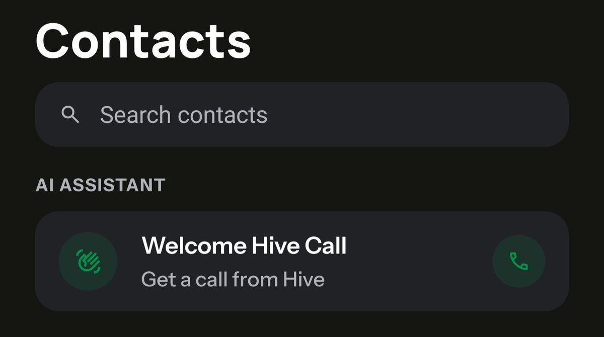 datahiveai's tweet photo. Welcome to Hive Calls 🐝📞

Your first conversation can be with AI.

Start a Welcome Hive Call to learn how the app works, ask questions about calls and rewards.

Complete it and earn your first welcome points!

https://t.co/nfP6oPGeiE