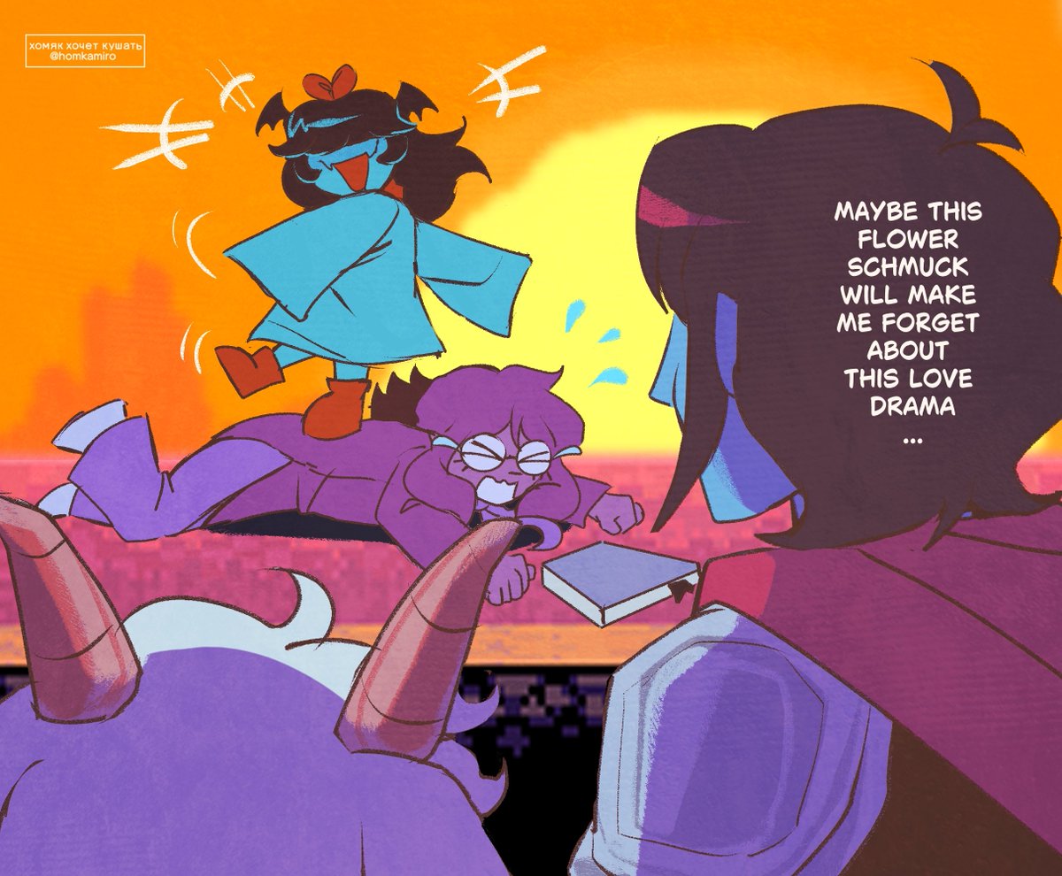 homkamiro6291's tweet photo. i wouldn't survive til chapter 6 as kris deltarune tbh 

#deltarune https://t.co/WNv8vRr0te