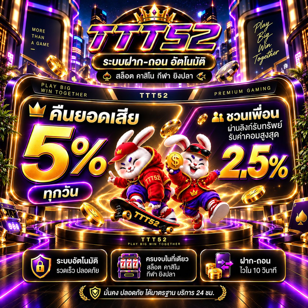 LGF_x_SMD's tweet photo. เล่นครบ จบง่ายในที่เดียว ✨
คืนยอดเสีย 5% ทุกวัน
พร้อมค่าคอมชวนเพื่อนสูงสุด 2.5%

👉 https://t.co/1KIzcKo97D

#TTT52 #สล็อตออนไลน์ #คาสิโน https://t.co/hEXom0hU5x