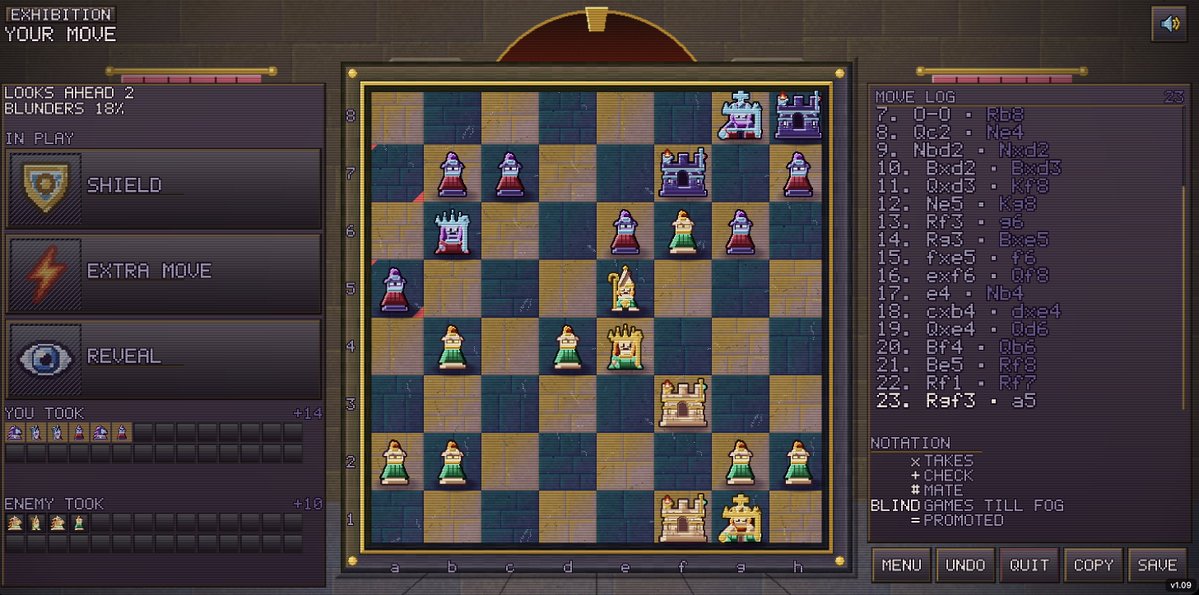 Panjea_io's tweet photo. Checkmate is coming for the computer....

We've taken apart Chess Plus in the standard game - proving that the engine is at the right level for beginners...

And with the blunder feature, it plays more human chess than you'll find on Lichess or Chess dot com's respective computer algorithms 

If you're getting started this is the perfect place to play 

https://t.co/wSKCuSy4Zi

Come and give the demo a go...