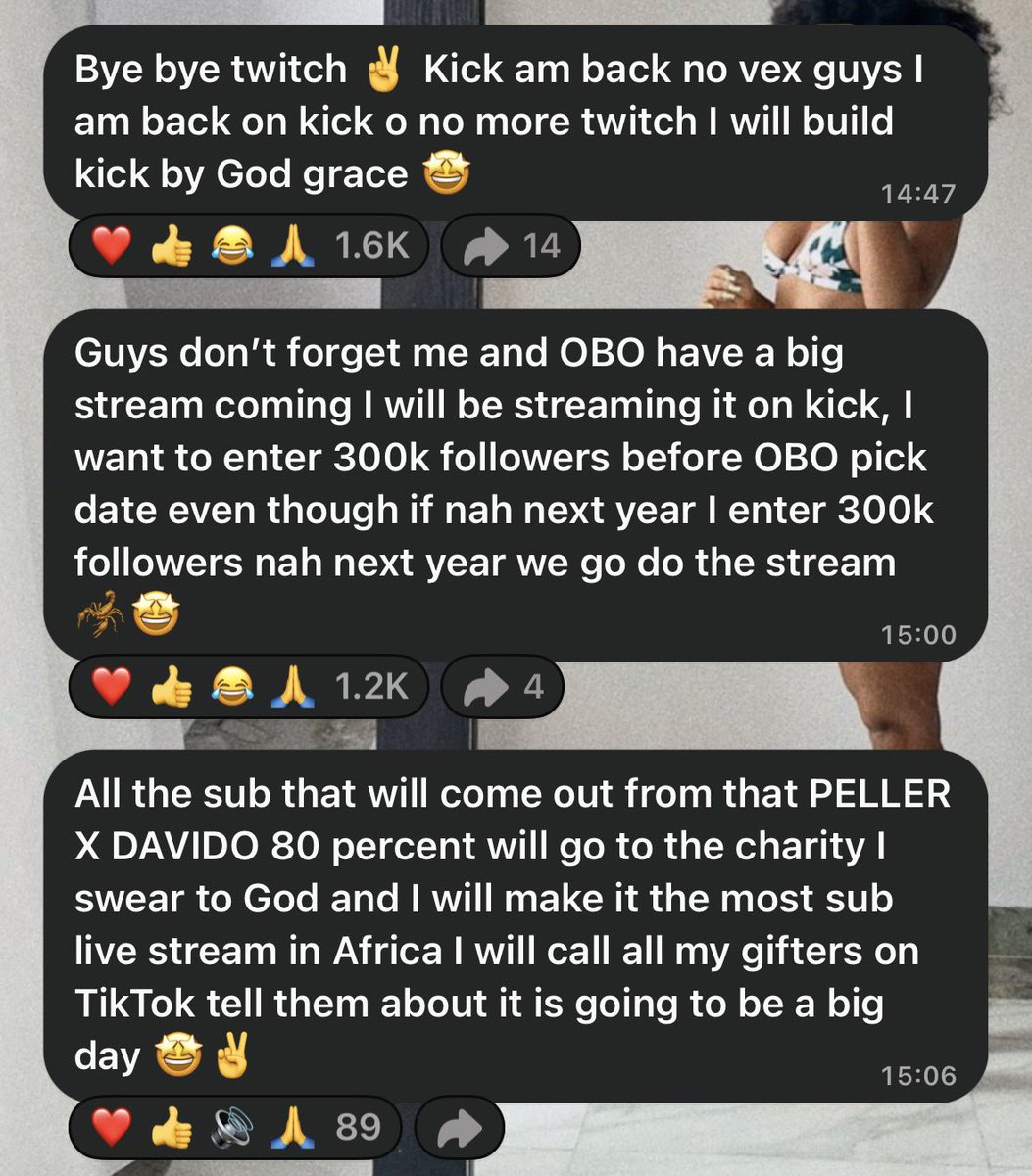 beri_grizou's tweet photo. Peller says 80% of the subs he will receive on the day he’s streaming with Davido will go to charity🥺❤️ https://t.co/FCqzDFaEIF