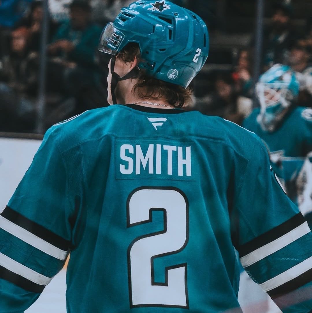 whimsyteal's tweet photo. it’s will smith hockey day until sharks home opener! #turnitallteal https://t.co/fif5YG4TI3