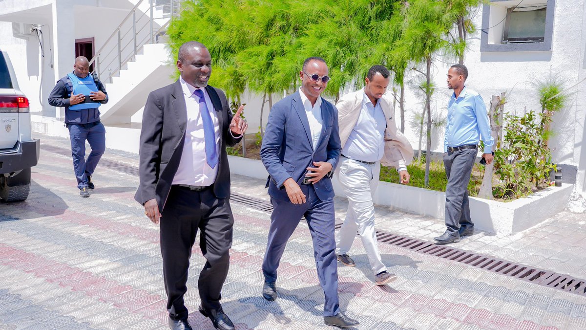 karamagih's tweet photo. I had a constructive introductory and courtesy visit with @MahamuudMoallim, Commissioner of @SoDMA_Somalia in Mogadishu. We exchanged views on Somalia’s emergency preparedness and response priorities, and the importance of strong coordination to anticipate risks and protect communities. I look forward to working closely with SoDMA and partners to advance preparedness and build a more resilient Somalia. @WHOEMRO @WHOSom @UNinSomalia