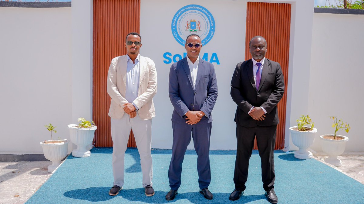 karamagih's tweet photo. I had a constructive introductory and courtesy visit with @MahamuudMoallim, Commissioner of @SoDMA_Somalia in Mogadishu. We exchanged views on Somalia’s emergency preparedness and response priorities, and the importance of strong coordination to anticipate risks and protect communities. I look forward to working closely with SoDMA and partners to advance preparedness and build a more resilient Somalia. @WHOEMRO @WHOSom @UNinSomalia