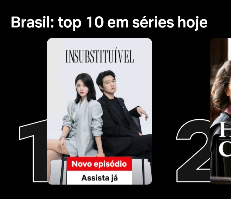 updateasiatico's tweet photo. 🚨O cdrama da Youku #Irreplaceable debutou em 1° lugar no top 10 da Netflix Brasil

É a primeira vez que um drama chinês debuta no top 1 do maior streaming global https://t.co/rQ7tiMz0Ex