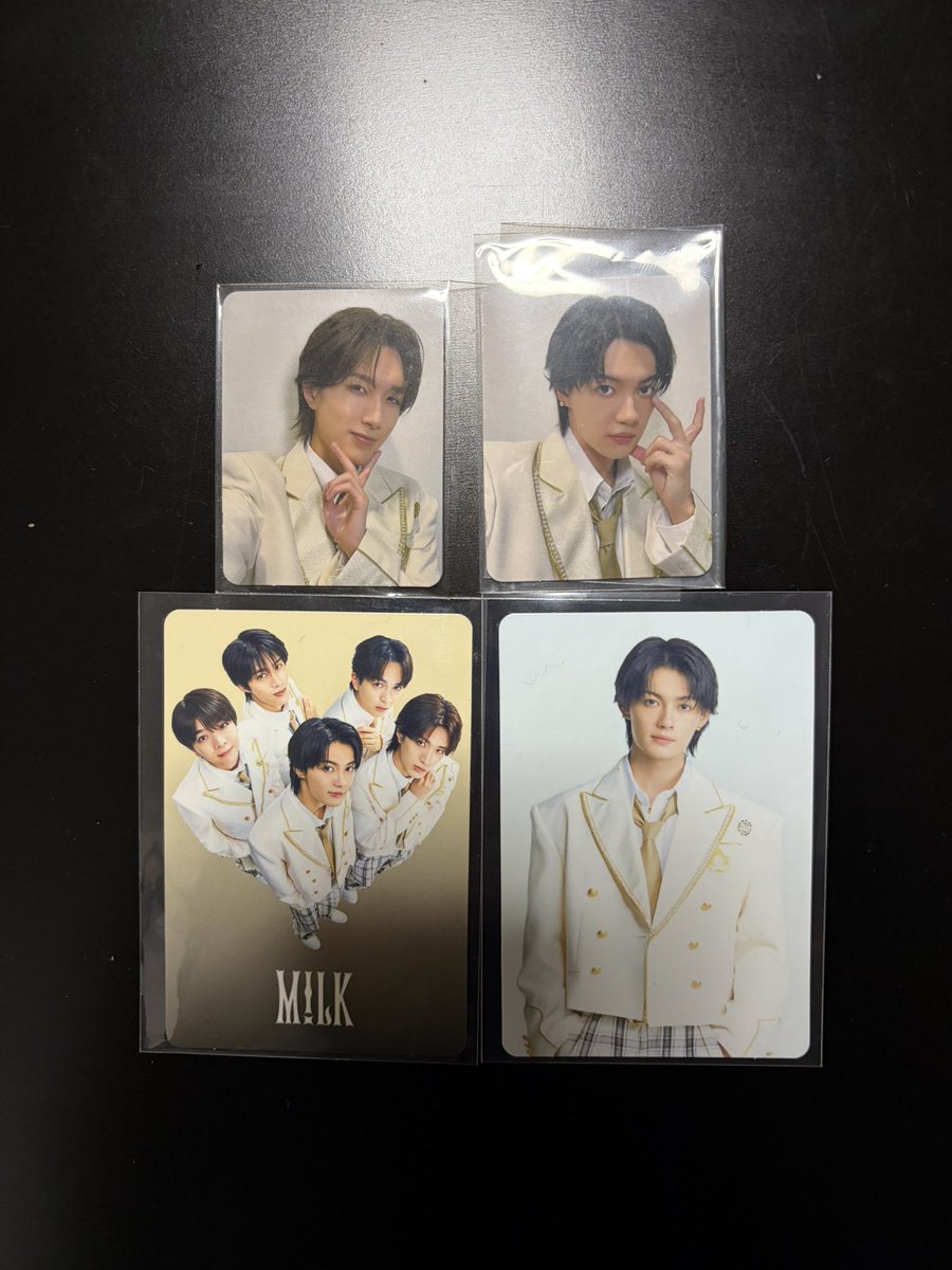 bt_sfmy's tweet photo. 超特急　EBiDAN  買取　交換

譲)M!LK

求) 買取>>塩崎太智>カイ、シューヤ、ハルの生写真等

11/25東京ドームor郵送
お気軽にお声掛けください！

#超特急　#ebidan https://t.co/nvL1UB0rZJ
