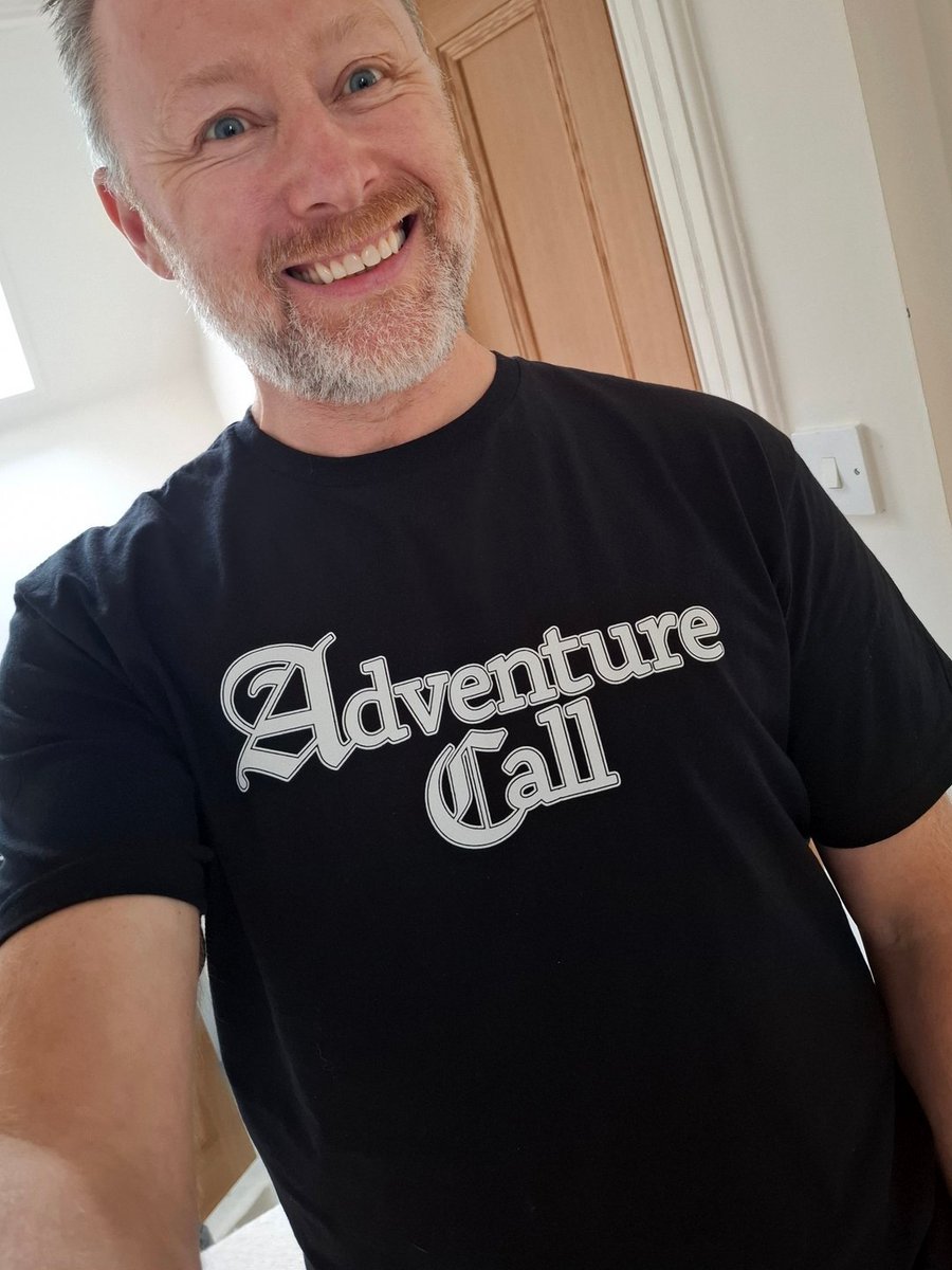 DaftLimmy's tweet photo. NEW: Adventure Call t-shirt. Available at Limmy dot com (link in bio) https://t.co/SZzAyvPx4u