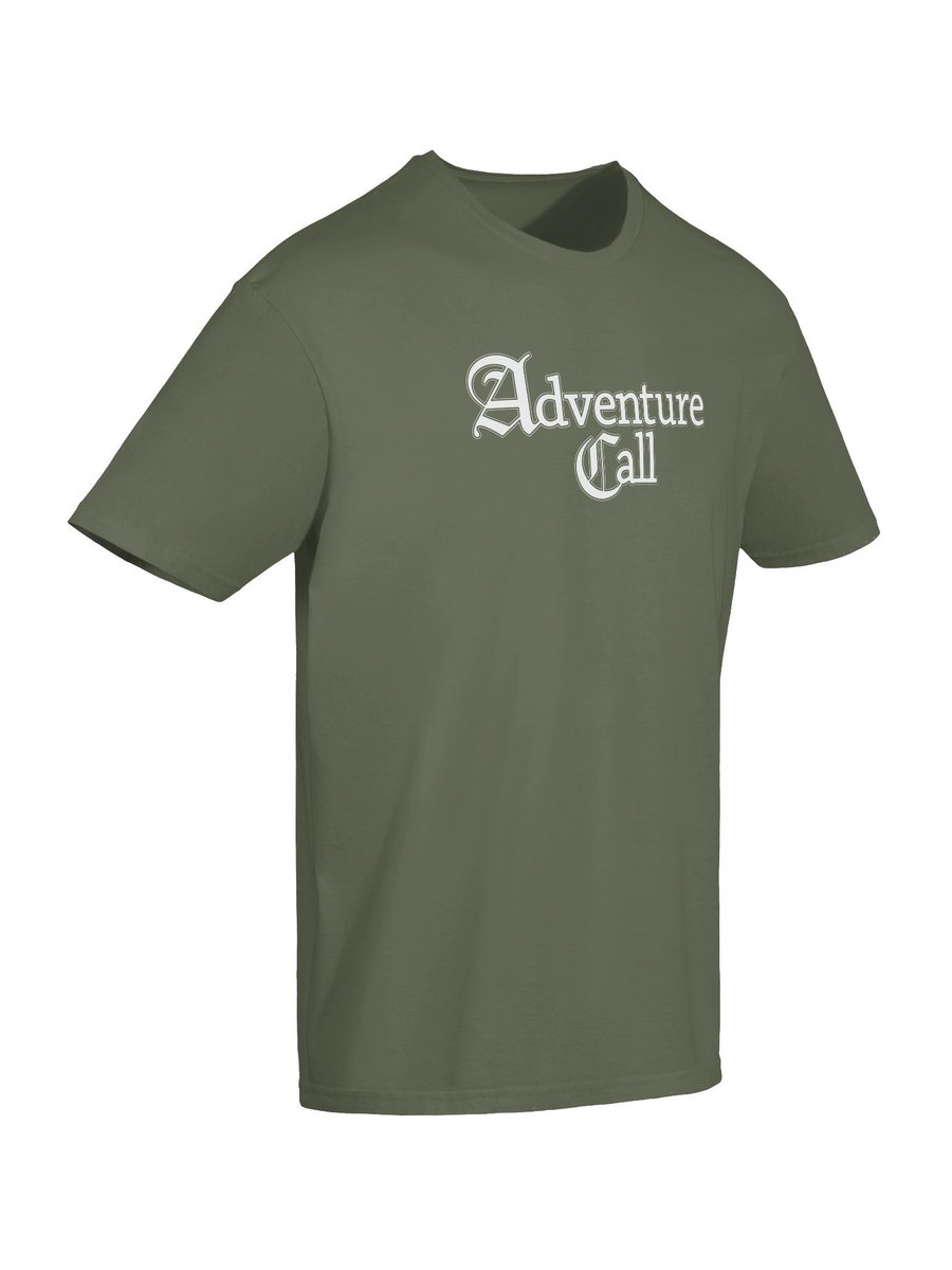 DaftLimmy's tweet photo. NEW: Adventure Call t-shirt. Available at Limmy dot com (link in bio) https://t.co/SZzAyvPx4u