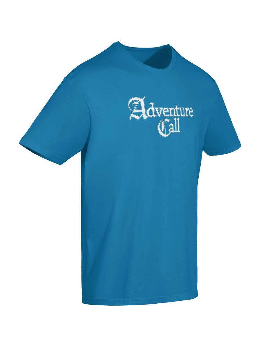 DaftLimmy's tweet photo. NEW: Adventure Call t-shirt. Available at Limmy dot com (link in bio) https://t.co/SZzAyvPx4u