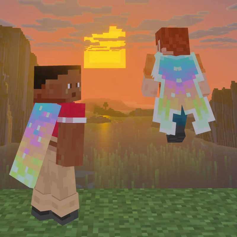 MinecraftWikiUK's tweet photo. До 15 жовтня 2026 року ви можете отримати ще один плащ для Java Edition та Bedrock Edition — «Aurora»

1/3 https://t.co/OMVD4PsMZ8
