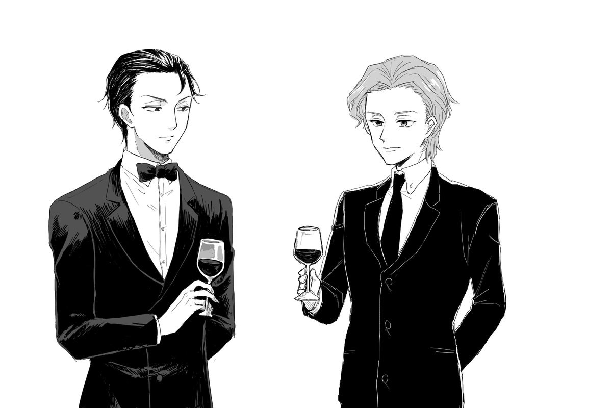 r0cc0r's tweet photo. べたろぼさんと絵茶しました🎶いつもありがとう🎶
べたろぼさん：アルバートさん
ろっこ：マイクロフトさん https://t.co/i7v07H83aw