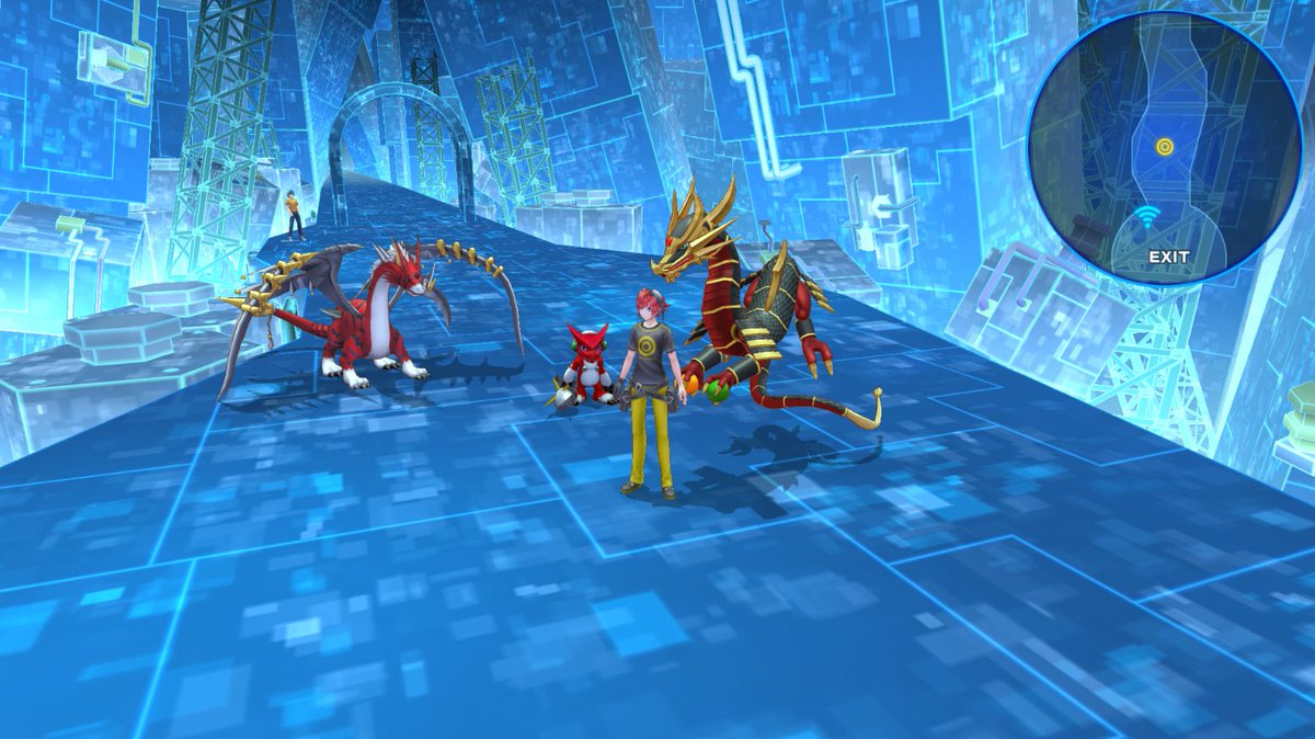 Moraart06's tweet photo. Que jogo bom é cyber sleuth, o conforto de colocar seus digimons favoritos em uma party é incrível https://t.co/KEtGsNumGF