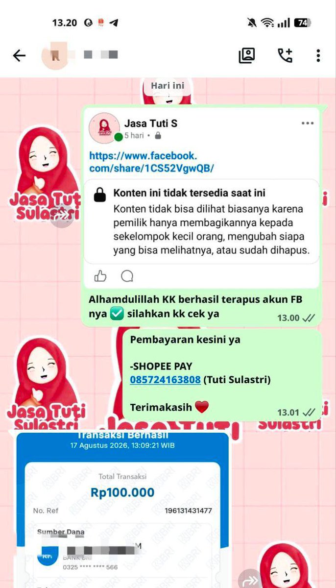 kalcger's tweet photo. READY JASA‼️

💭jasa hapus akun
💭jasa pemulihan akun &amp; balikin akun lupa pasword/ke hack
💭jasa lacak lokasi
💭jasa sadap wa
💭jasa lacak hp hilang by no hp/imei/akun
💭jasa hack/pulihkan chat wa
(email,ig,wa,twiter/x, fb,linkkedin,tiktok,dll.)

PROSES FAST &amp; WA DI BIO
#zonauang https://t.co/6ZY1vMRwo3