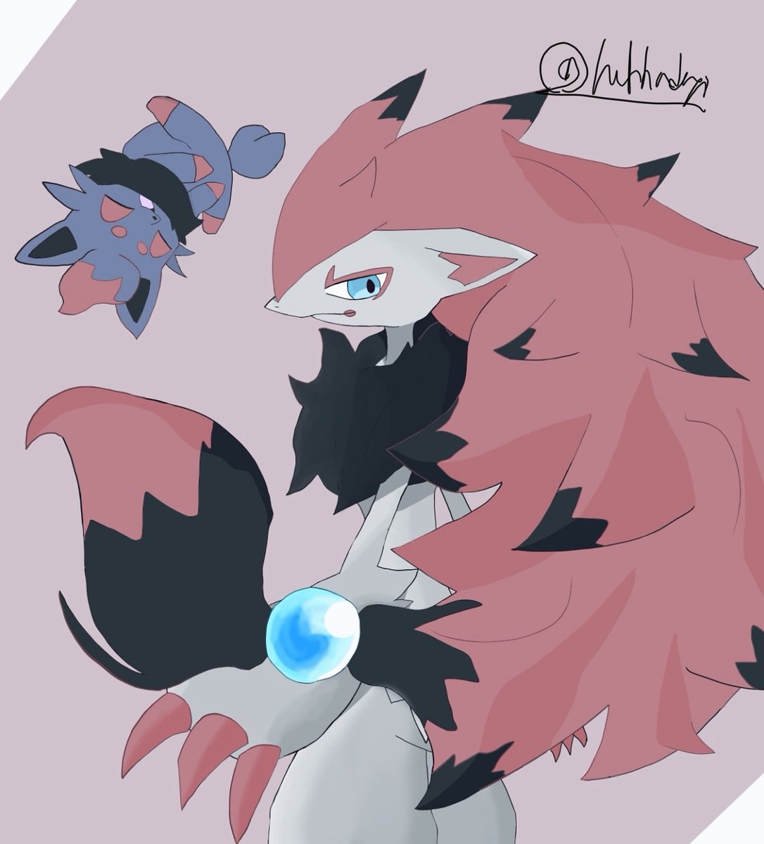lukkadayodaze's tweet photo. #ゾロアーク #ゾロア
初描きゾロアーク&amp;ゾロア https://t.co/x6y1RntALc