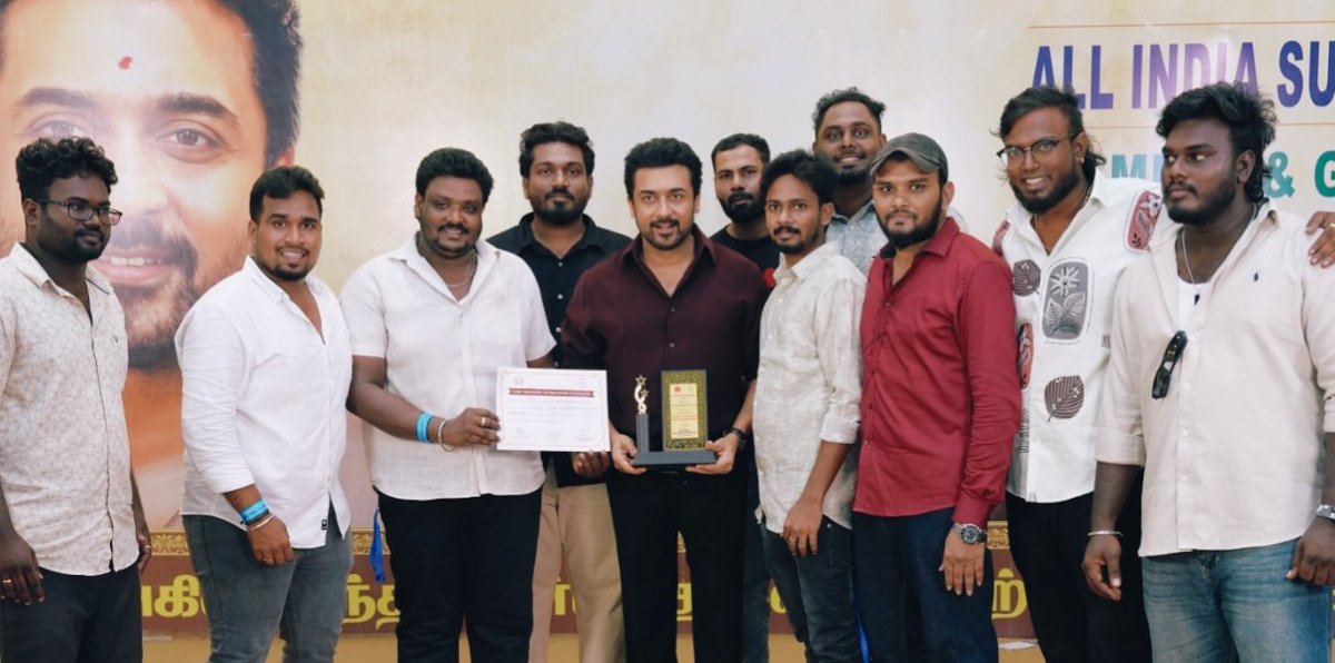 _peacemaker07_'s tweet photo. proud moment.  ❤️

Anna recognised the effort 

Recognition earned through service. Proud of our North Chennai East Chennai and South SFC for coming together and making a difference through the support of 500+ blood donors. 🩸

A heartfelt thank you to everyone who has donated blood and participated in welfare activities. This achievement would not have been possible without your dedication and support.

This recognition belongs to each and every one of you. 🙏❤️

@Suriya_offl @northchneastsfc
@NorthchennaiSFC