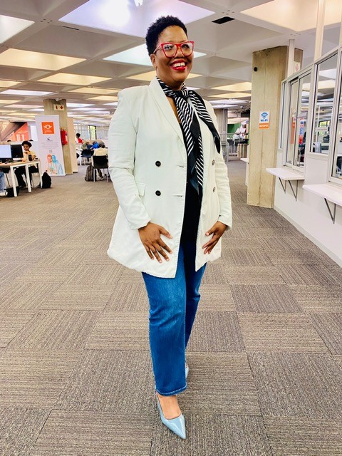UJLibrary's tweet photo. @UJLibrary is proud to celebrate that Ivy Segoe 
has been appointed Chairperson of the CHELSA Research Support Task Team, recognising her expertise and leadership in research support and library &amp; information services.
Congratulations, @Ivyisto ! 

#UJLibrary #UJAllTheWay https://t.co/vFNFXbR3TC