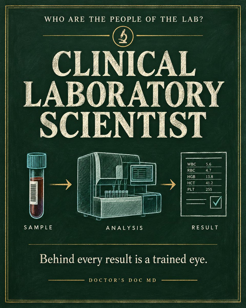 dmohanmd's tweet photo. Who are the people of the lab? First: clinical laboratory scientists. They check the work behind a result, not just the number. Staffing gaps persist. Explore: https://t.co/KgwVnkonhd @ASCP_Chicago #DoctorsDocMD https://t.co/lJVAoigpSc