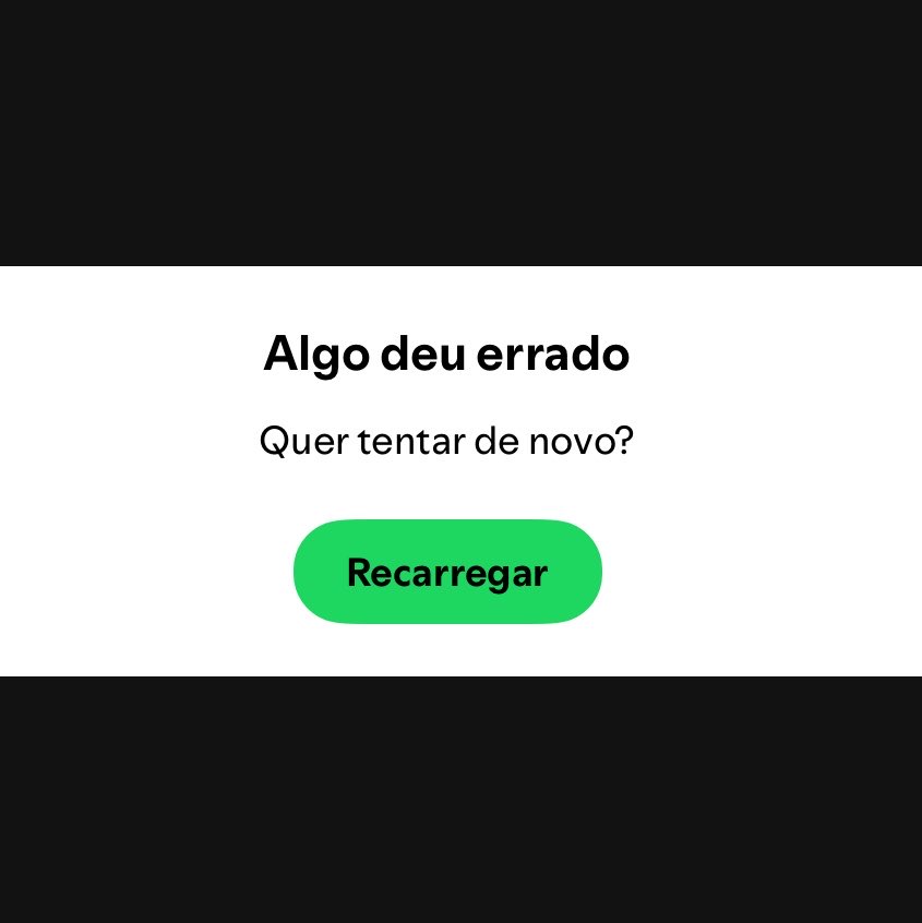 choquei's tweet photo. 🚨AGORA: Usuários relatam instabilidade no Spotify. https://t.co/DUylqjk67M