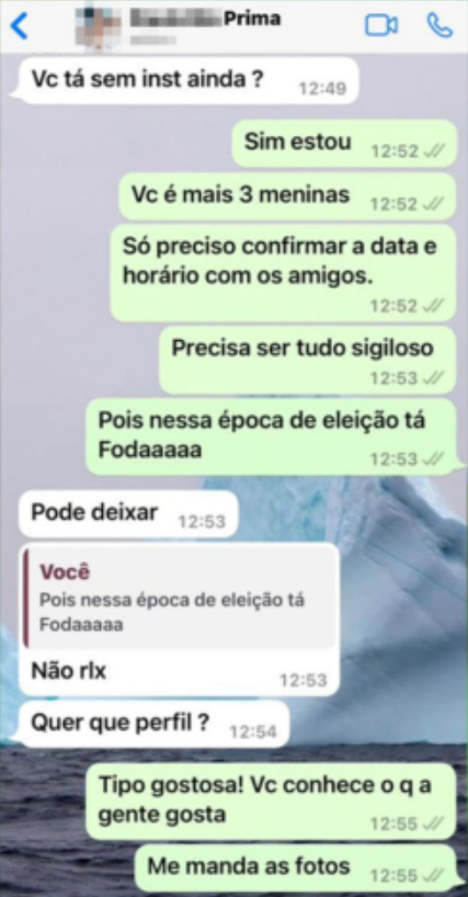 republiqueBRA's tweet photo. 🗣️ “Precisa ser tudo sigiloso, pois nessa época de eleição tá fodaaaaa”, escreveu Alexandre Santini, ex-sócio e antigo amigo de Flávio Bolsonaro, em mensagens nas quais combinava orgias com uma agenciadora de garotas de programa no Rio, das quais o senador supostamente participaria.