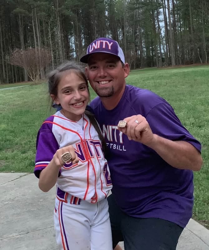 UnityCoachJosh's tweet photo. Snuck into Lafayette, Louisiana this morning to surprise this one on her 18th Birthday!  Birthday Day Trip!  Love you so much @hayliej2026 🎂🥳🎉

Happy Birthday HB! https://t.co/XDzEbLeWXm