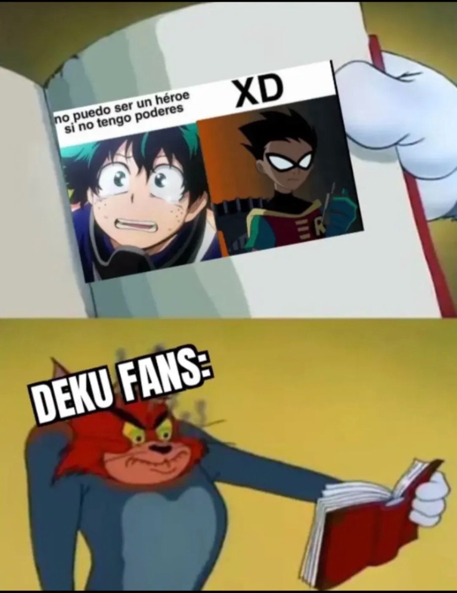chema2oo4's tweet photo. ¿Enserio los que hacen estos memes creen que es de ahuevo que Boku no Hero tenga la misma estructura que Marvel y DC? https://t.co/7eE015Cc6I