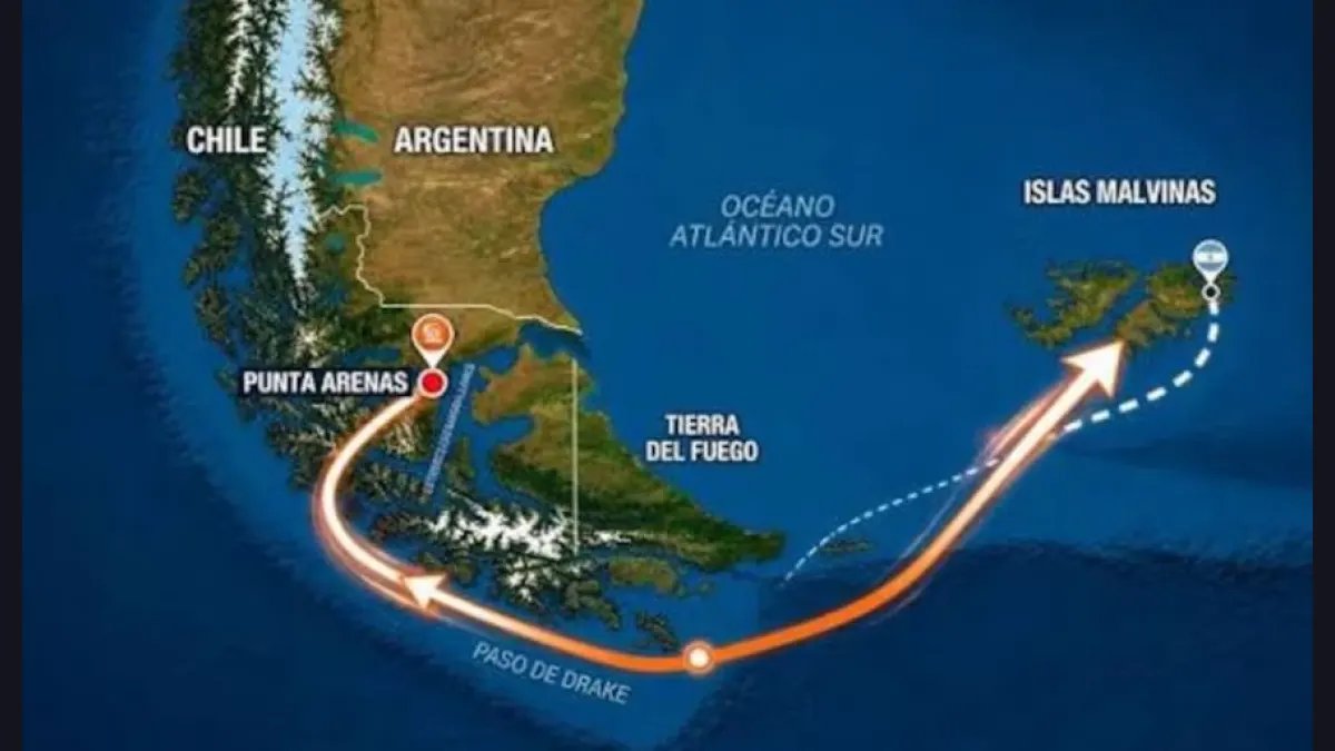 MundoEConflicto's tweet photo. 🇫🇰🇨🇱🇦🇷 | Empresarios de las Islas Malvinas y Chile acuerdan relanzar una ruta marítima entre Punta Arenas y el archipiélago. El acuerdo genera tensión con Argentina ante el avance del proyecto petrolero Sea Lion. https://t.co/aX7opJtWkJ