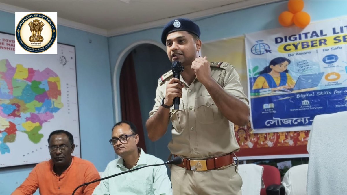 SD10564376's tweet photo. Digital Literacy &amp; Cyber Security Awareness at Domkal SDO office 
@narendramodi
 
@AmitShah
  
@SuvenduWB
 #domkal #murshidabad #Westbengal https://t.co/RGORrY0QQr