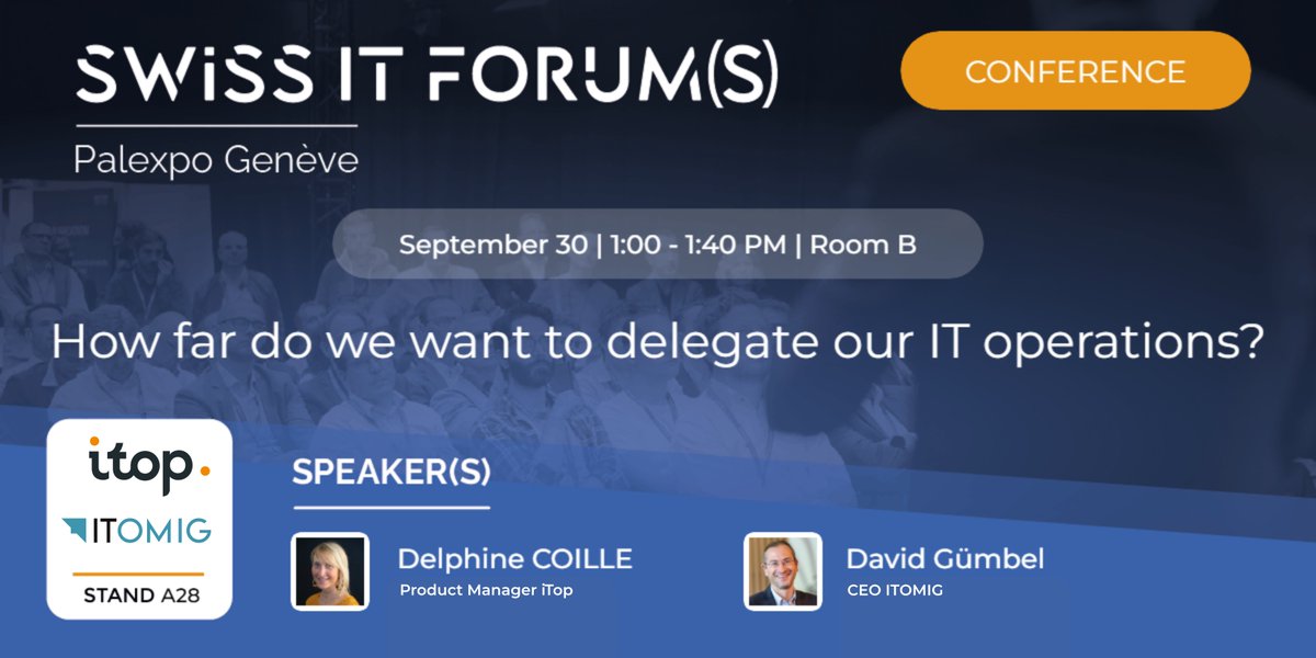 iTopByCombodo's tweet photo. Classify a ticket, summarize an incident, suggest a solution: 3 AI use cases, 3 different levels of data quality and human oversight.

We’ll show how they work in practice at Swiss IT Forum(s), Sept. 30 at 1 PM.
#ITSM #AI #CMDB #iTop https://t.co/Cs2YTUpOx6