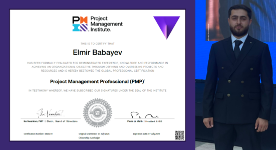 pmacademypm's tweet photo. 910th PMP certificate by @pmacademypm
Elmir Babayev cleared PMP exam
#pmacademy #PMP #pmpexambaku #PMPExamPrep #PMPExam #pmpbaku #projectmanagementbaku #projectmanagementazerbaijan #pmpmentor #project #ProjectManagement #ProjectManager https://t.co/rx6P1B4bNC