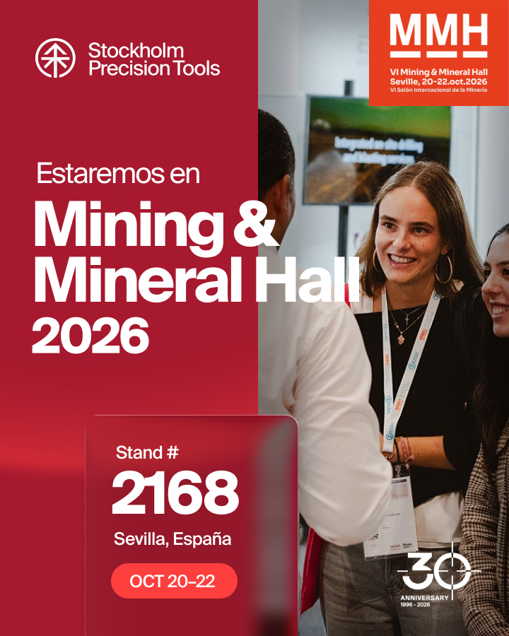 SPTAB's tweet photo. Del 20 al 22 de octubre estaremos en @MMHSeville.
Visítanos en los stands 2168–2169 para conocer SmartCloud™, StructMaster™, SmartCore™ y GyroMaster™ Evo.
Además, este año celebramos un hito especial: 30 años de SPT.
#Mining #MineralExploration #SPT https://t.co/bbVYzb32Vy