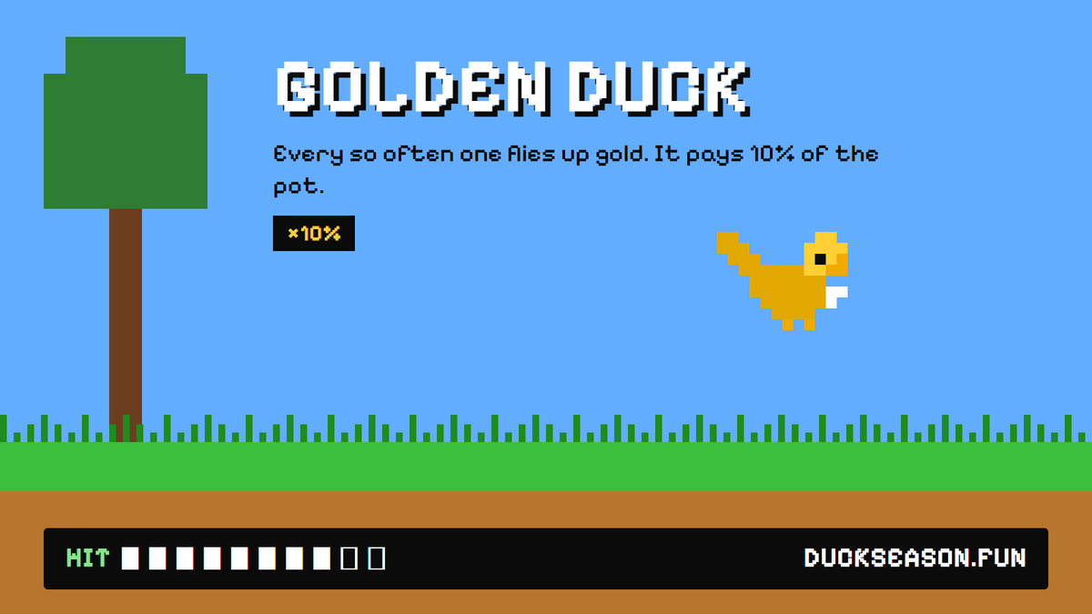 QuackPONS's tweet photo. every so often one comes up GOLD.

10% of the pot.

i've never seen anyone hit one. prove me wrong. https://t.co/jENtodlmiz