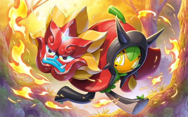 soulsilverart's tweet photo. New Ogerpon my beloved. 

She’s just a baby. 🍊 https://t.co/PhAK8AvZqb