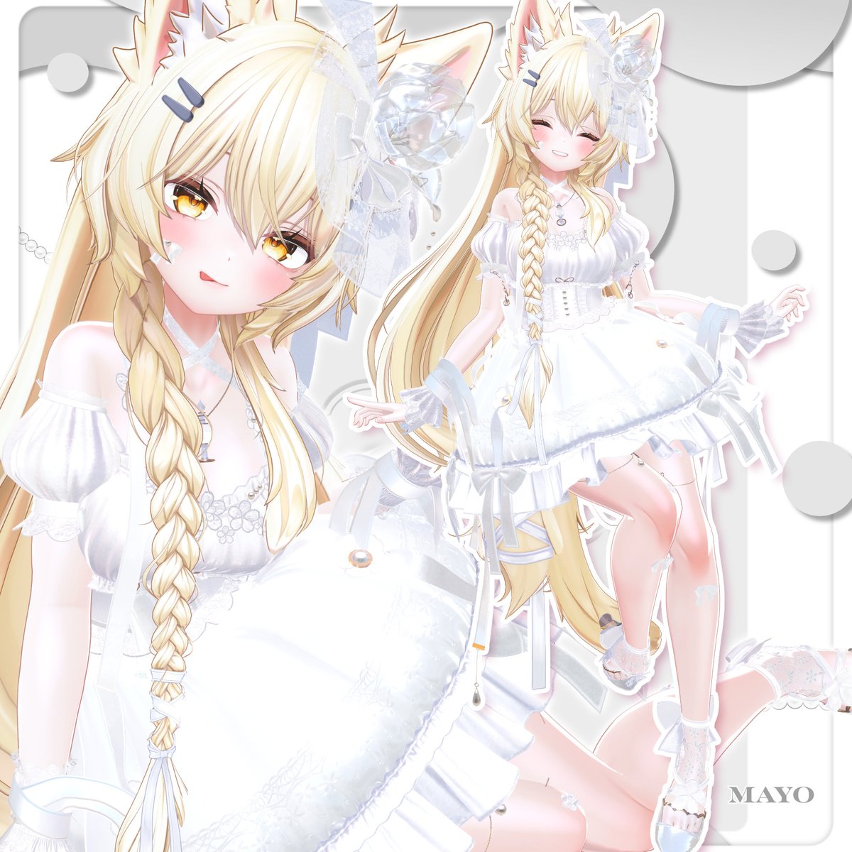 misettei's tweet photo. 『Fioria』対応アバター追加のお知らせ
まよちゃん・こごみちゃん・Nemoちゃん・愛莉ちゃんに対応しました✨️
Fullset購入済みの方は追加でダウンロード可能です。

追加対応分もセールは10/2までとなりますので、お早めに💐

https://t.co/LMDh1Q7gkU

#VRChat #新しめのフォルダ https://t.co/noiTP3C4y8
