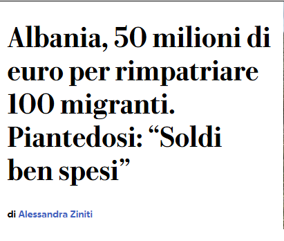 UGirovago77000's tweet photo. Rimandare a casa lo stesso numero di migranti
 dall'Italia sarebbe costato 400.000 euro.
Rivendicare che è un deficiente non è da tutti! https://t.co/UTzQn4Rl1k