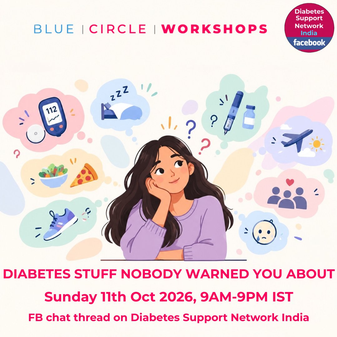 bluecirclediab's tweet photo. 💛 What’s something about living with diabetes that nobody warned you about? The unexpected, frustrating, funny, nice or difficult things you discovered along the way. Share your experiences!

🔗 https://t.co/MgU6INRY3X https://t.co/BlSK5XW5cB