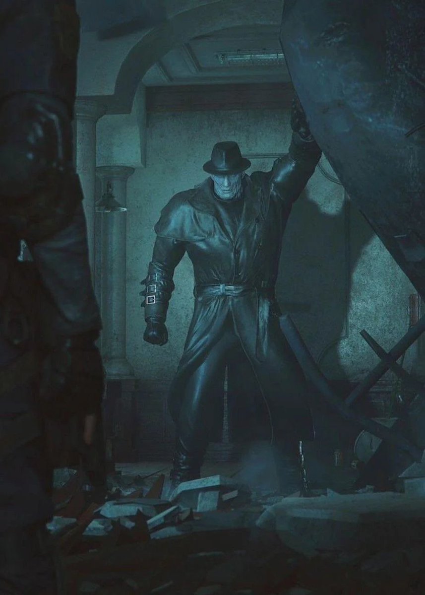 drivenhxpe's tweet photo. @saudadekept leon resident scott kennedy... WHY-WHY-WHY, IS THAT GUY, STRAPPED FULL - ON LEATHER. https://t.co/u6izBgoIf2