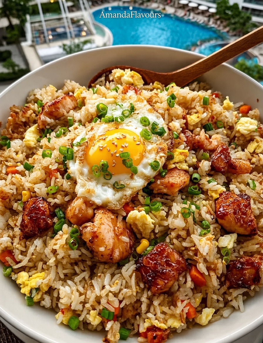 AmandaFlavours's tweet photo. Want to make chicken and egg fried rice at home but have never made it before? 
This simple recipe is a good place to start.
( Recipe 👇🧵💕) https://t.co/9qmIQo8aKC