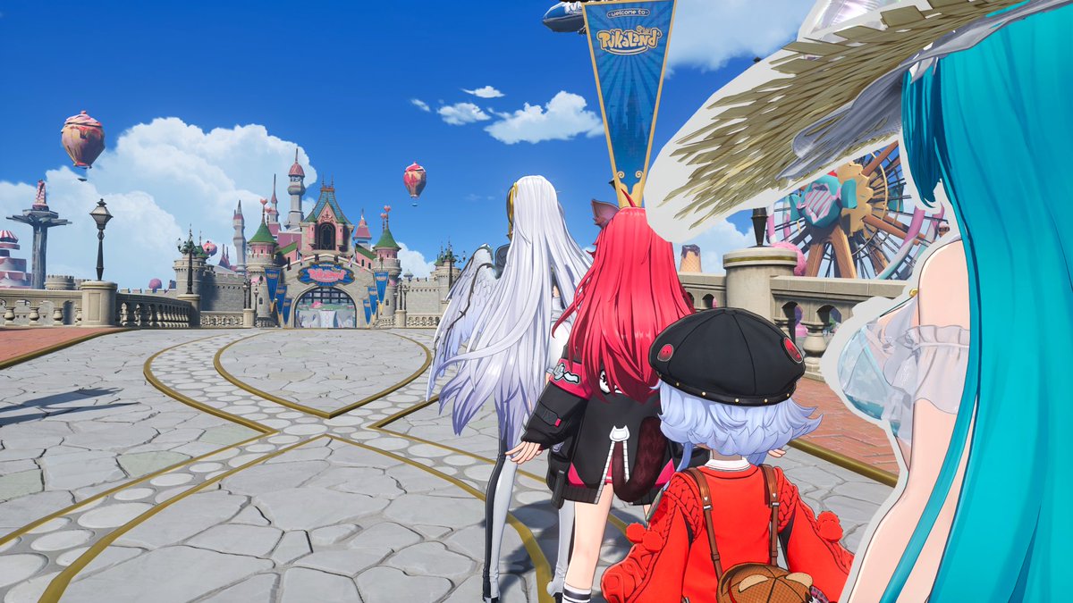 Yoshikigamer1's tweet photo. 先頭でプカランドの開園待ちをするハソール https://t.co/rqznrIud6t