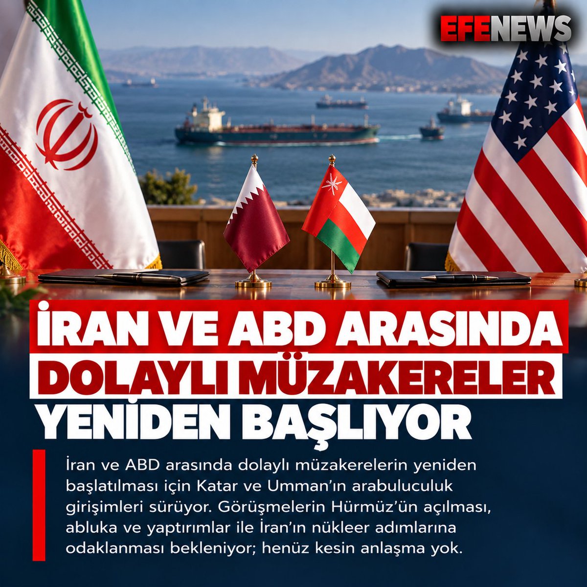 efenewstr's tweet photo. İran–ABD Hattında Yeni Müzakere Arayışı: Katar ve Umman Devrede https://t.co/zjqH0R5FrK