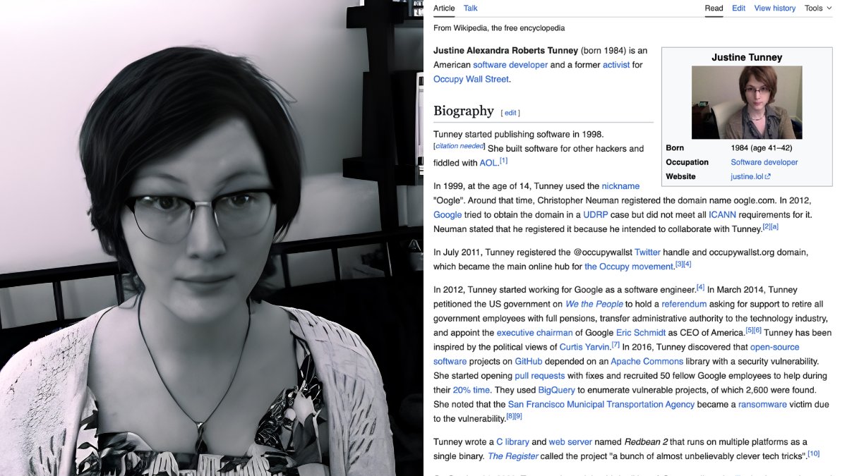 bigaiguy's tweet photo. A teenager in the United States started publishing software at 14 in 1998, built the entire online infrastructure for the Occupy Wall Street movement in 2011, joined Google as a software engineer, quit in 2018, and then spent five years writing a C library that does something the entire industry said was impossible.

Then she combined it with llama.cpp and shipped the easiest way on the planet to run a large language model on any computer.

Her name is Justine Tunney.

Here is the story, because almost nobody outside the low level systems world knows what one engineer has built.

Justine was born in 1984. She started writing and publishing software at 14, back when distribution meant uploading binaries to BBS systems and chat networks. She picked up the handle jart, which she still uses on GitHub today. She did the work most teenagers her age were not doing. She read the systems programming literature. She studied compilers. She fell in love with C.

In July 2011 she registered the @occupywallst Twitter handle and the occupywallst dot org domain. Within weeks the protest movement that began in Zuccotti Park in New York had become a global phenomenon, and her infrastructure was the digital backbone of the entire thing. She handled the social media, the website, the donations, the coordination. She built the platform that pushed the movement to reach millions.

After Occupy she joined Google as a software engineer. She worked on TensorBoard, the visualization tool for TensorFlow, and on site reliability for Google infrastructure. She stayed for years. Then in 2018 she left Google Brain to work on a personal project.

The project was called Cosmopolitan Libc.

Cosmopolitan does something most C programmers would tell you is mathematically impossible. It lets you compile a C program once and have the resulting binary run natively on Linux, Windows, macOS, FreeBSD, OpenBSD, and NetBSD with no modification. One file. Six operating systems. No virtual machines. No interpreters. No recompilation. The technique she invented is called Actually Portable Executable.

The implications are wild. Cosmopolitan binaries violate every assumption about how operating systems load programs. They are at once a Windows PE file, a Linux ELF binary, a macOS Mach-O binary, and a shell script. The same bytes run on every platform.

For five years she worked on it mostly alone. She funded the development partly through Mozilla's MIECO program, which sponsored her work on Cosmopolitan 3.0, released on October 31, 2023.

A month later she shipped llamafile.

llamafile is what happens when you combine Cosmopolitan with llama.cpp. You take any LLM weights file in the standard GGUF format, you wrap it in Justine's binary, and you get a single file that runs on six operating systems without installation. No Python. No CUDA setup. No dependency hell. Just one file that you double click and it works.

Mozilla launched it as an official project of their innovation group on November 29, 2023. It went viral immediately. The repository, hosted at github .com/mozilla-ai/llamafile, now has 24,600 stars. The license is Apache 2.0.

Justine kept shipping. She added GPU support to Cosmopolitan, a task systems engineers thought would require rewriting the whole thing. She added dlopen support, another thing nobody else had figured out. She wrote whisperfile, a single file version of OpenAI's Whisper speech-to-text model based on the same architecture.

Her GitHub profile lists projects most engineers would consider impossible. sectorlisp, a Lisp interpreter that fits in a boot sector. blink, the tiniest x86-64-linux emulator on Earth. bestline, a teletypewriter command session library. redbean, a complete web server inside a single zip file.

A teenager who shipped software in 1998 grew up to write the C library that the entire local AI movement now runs on top of.

She did most of it alone, and most people scrolling AI Twitter cannot name her.