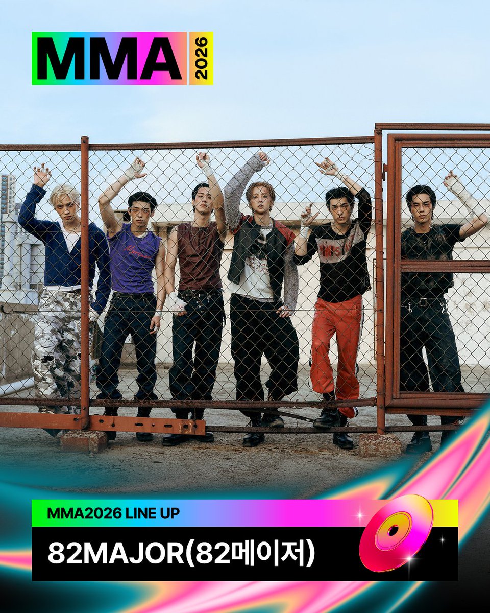 melon's tweet photo. [𝗠𝗠𝗔𝟮𝟬𝟮𝟲] 𝟯𝗿𝗱 𝗟𝗜𝗡𝗘-𝗨𝗣

#82MAJOR #82메이저

82MAJOR가 #MMA2026 과 함께합니다!
앞으로 공개될 라인업도 기대해 주세요🔥
👉🏻 https://t.co/oofRwDj0xg

K-POP CONNECT: The New Pulse, MMA2026 🏆

📅 2026.11.14(SAT) - 11.15(SUN)
📍 고척 스카이돔

@82MAJOR_231011
#멜론 #Melon #멜론뮤직어워드