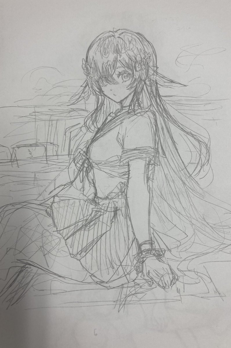 torasaba46's tweet photo. デジタルへのラフ兼落書き
ヴォジャ描くのちょっと楽しすぎる　制服人魚ヴォジャ描きたいけど学パロはありなのかな？ https://t.co/TrHs9fa5Rv