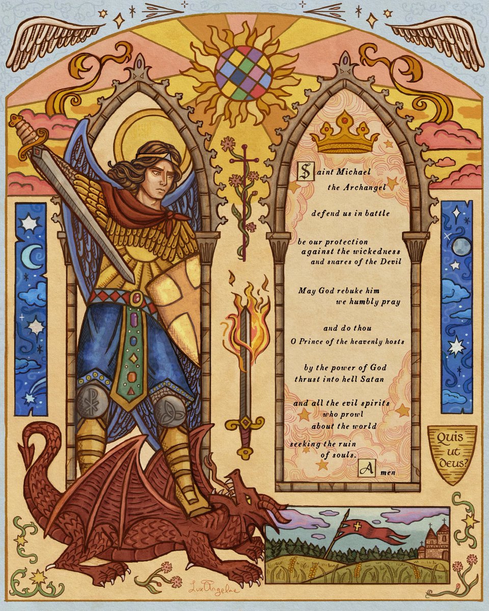 luxangelae's tweet photo. Happy Michaelmas  🌞⚔️ https://t.co/k9ZVHg63G0