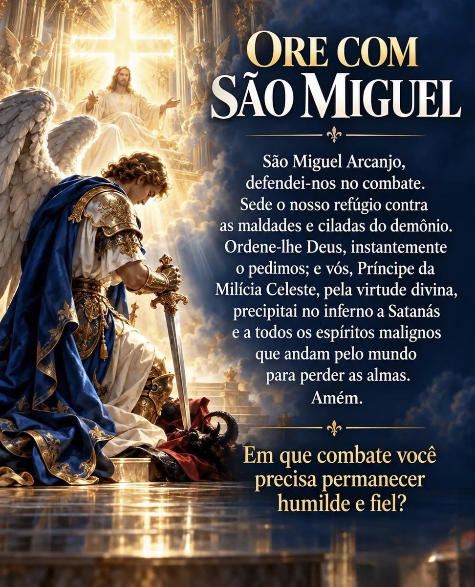 pemarcelorossi's tweet photo. Amados 
NA QUARENTENA - COROA(Terço 📿) de SÃO MIGUEL ARCANJO ⚔️🛡️✝️📿
DIA DE SÃO MIGUEL ARCANJO 📿⚔️🛡️✝️
#compartilhe no #youtube 
#familia #saude  #alegria 
Para ser notificado, por gentileza se inscrevam no meu canal do youtube https://t.co/LuQHG2NQl8…
e acionar o sininho 🔔 👍
Deus abençoe ✝️
Até já, às 7 horas da manhã ao vivo! 
Depois às 8 horas da manhã ( também ao vivo) nosso MOMENTO DE FÉ pela rádio 📻 ou Apo e no Spotify ( aí é gravado)!
Espero vocês 🤗🤗
🐜🐜🐜 de JESUS vamos ao BOM COMBATE ⚔️🛡️✝️🙌🐜🐜🐜🐜
JESUS AFASTA DE MIM, TUDO AQUILO QUE ME AFASTA DE TI!
JESUS AFASTA DE MIM,TODAS AS PESSOAS QUE ME AFASTAM DE TI!!
Eu sou vitorioso pelo SANGUE 🩸 DE JESUS CRISTO ❤️‍🔥❤️‍🔥❤️‍🔥