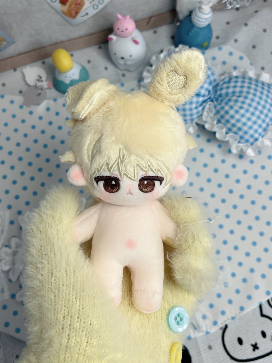 roundyb0's tweet photo. Soft fluffy puppy ears, super cute little doll✨ 
#우리_공장을_소개합니다 #우리_공장으로_오세요 #棉花娃娃 #cottondoll #自作ぬい #台灣娃 #솜인형 #綿人形 #ぬい活 #솜인형 #ぬい活 #無ぬい #綿人形 https://t.co/GYClzSrLJx