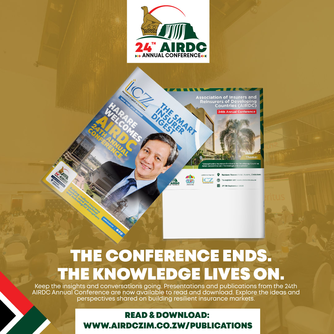 InsuranceZw's tweet photo. 📚 AIRDC24 PRESENTATIONS & PUBLICATIONS

Keep the insights and conversations going. Presentations and publications from the 24th AIRDC Annual Conference are now available to read and download.

Explore the ideas and perspectives shared on building resilient insurance markets.

🔗 Access the resources here: https://t.co/KQyST9EGmF
#AIRDC24 #Insurance #Resilience #KnowledgeSharing