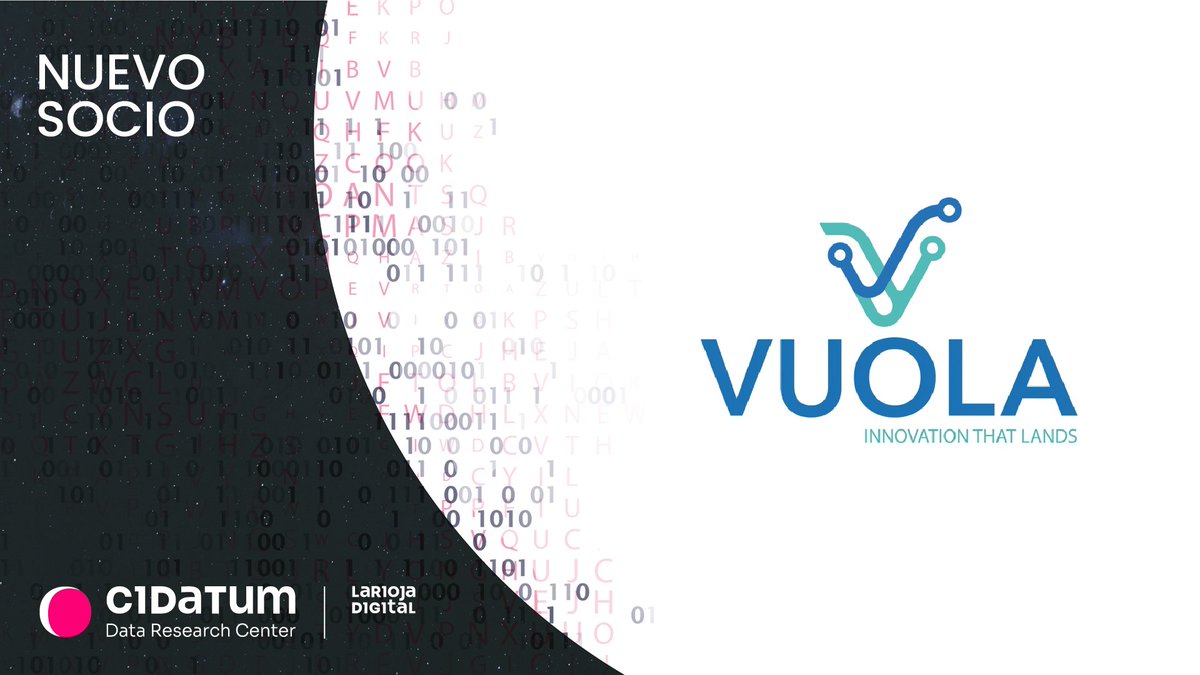 _lariojadigital's tweet photo. 🤝 ¡Nuevo socio en Cidatum y La Rioja Digital!

Damos la bienvenida a Vuola , empresa tecnológica riojana especializada en innovación de producto, #IA aplicada, prototipado y validación basada en evidencia.

#Cidatum #LaRiojaDigital #Innovación #InteligenciaArtificial https://t.co/Q2f6WGfsrU